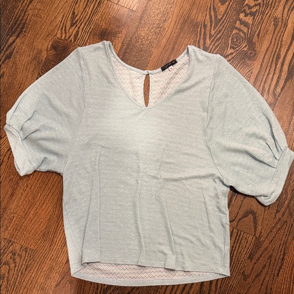 Chipie Tops - Chipie Soft Blue Women's Blouse